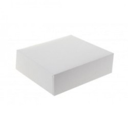 CAJA BLANCA CUADRADA CON TAPA 35X35X8 PQ/25 UD