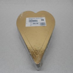 BAND CORAZON ORO 16 CM PQ/50 UD REF 9/16