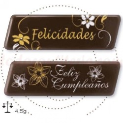 LETRERO FELIZ SURTIDO CHOCO C/80 UD REF 33512