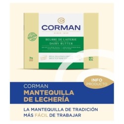 MANTEQUILLA CORMAN HOJ/CRO PLACAS C/10 KG REF 26850301