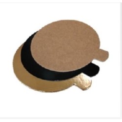 FORM REDONDO/PEST ORO 8 CM 100 UD REF 10/RED