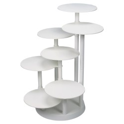 EXPOSITOR 7 PISOS PUZZLE BLANCO C/1 UD REF 30010