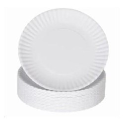 PLATO CARTON ESTUC 23 CM PQ/100 UD REF 8/PE23