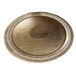 PLATO BLONDA ORO APOLLO 30 CM C/100 UD REF V9L39006 - 6