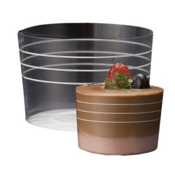 CAPS PLASTICO RAYAS 55X40 PQ/100 UD REF TEM2646011 - CK801