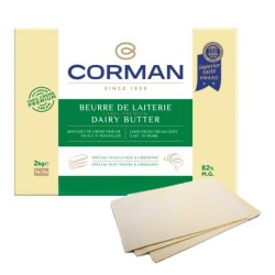 MANTEQUILLA CORMAN HOJ/CRO PLACAS C/10 KG REF 26850301