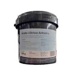 ACIDO CITRICO ANHIDRO BT/500 GR REF 7778990001