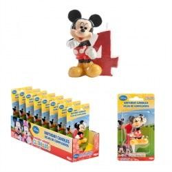 VELAS MICKEY 6,5 CM Nº 4 DISPLAY/8 UD REF 346144