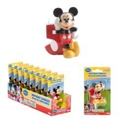 VELAS MICKEY 6,5 CM Nº 5 DISPLAY/8 UD REF 346145
