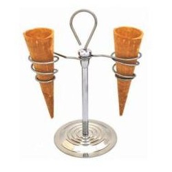 SOPORTE 2 CONOS INOX 22 CM 1 UD REF FV 3047