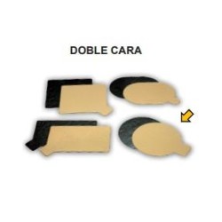 ZMINI SOPORTE ORO/NEGRO REDONDO 8 CM PQ/300 UD