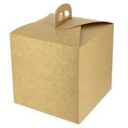 CAJA PANETTONE KRAFT GRANDE 1 UD REF GRA215X215X215