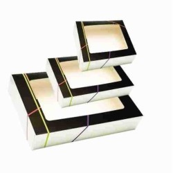 CAJA CON VENTANA PRESTIGE 32x32x13 PQ/25 UD