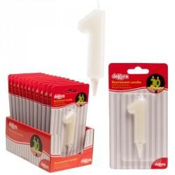 VELA FLUORESCENTE 6 CM Nº 1 C/12 UD REF 345267