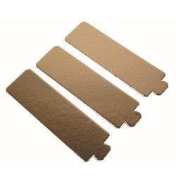 MINI DISCO ORO/NEGRO RECTANG 13X4,5 CM 200 UD REF 11380