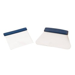 RASPADOR ACERO FLEXIBLE A. INOX 12x11,5 CM REF 541308