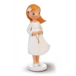 MUÑECOS COMUNION NIÑA RUBIA 1 UD REF 27969B