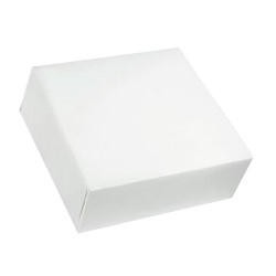 ZZZCAJA BLANCA CUADRADA CON TAPA 28X28X8 PQ/50 UD