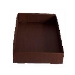 BATEA FUSTELLATO MARRON 28X37X3,5 1 UD REF CEB02525