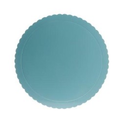 PLATO REDONDO AZUL 25 CM PQ/25 UD REF 4/C116