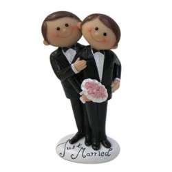 MUÑECOS NOVIOS GAYS 11 CM 1 UD REF 7778000036